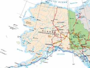 Alaska Map | Yukon Territory Alaska Northern British Columbia