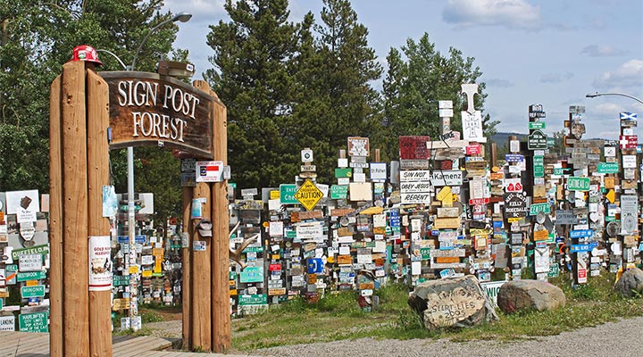 Watson Lake Signpost Forest