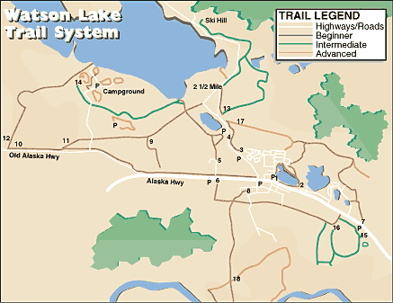 Watson Lake Yukon Map Watson Lake Fun & Recreation   Yukon Territory Information