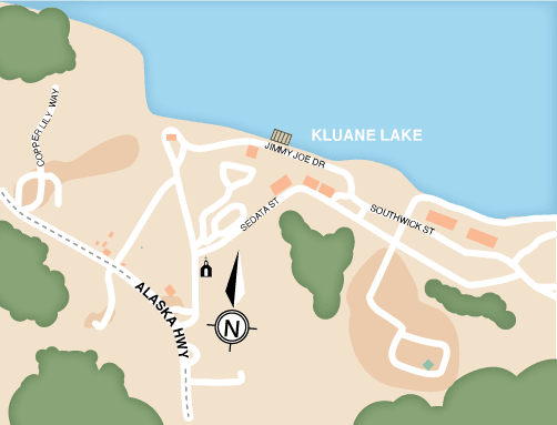 Burwash Landing Map - Yukon Territory Information